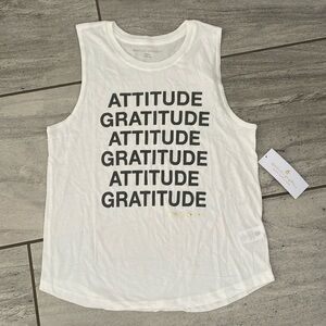 NWT Spiritual Gangster Tank Attitude Gratitude S
